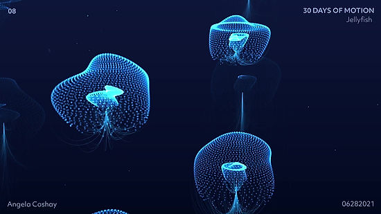 Day 08 - Jellyfish - 30 Days of Motion- June 28, 2021